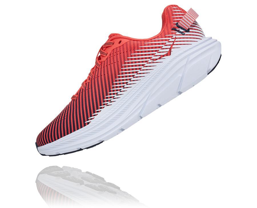 Hoka One One Koşu Ayakkabısı Kadın Kırmızı/Beyaz - Rincon 2 - SV6289731